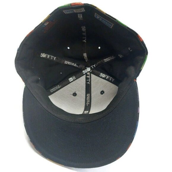 59Fifty Size 7 5/8 New Era San Francisco Giants Fitted Hat Cap Allover Print - Picture 5 of 9